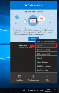 Onedrive Windows Da Varsay Lan Kaydetme Konumu Olarak Nas L