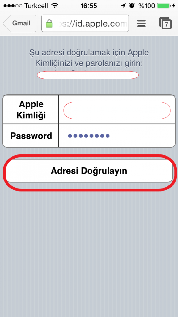 iPhone Üzerinden Apple ID Oluşturma