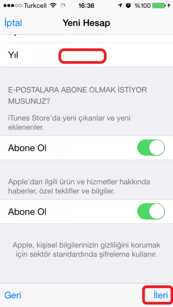 iPhone Üzerinden Apple ID Oluşturma iPhone Üzerinden Apple ID Oluşturma