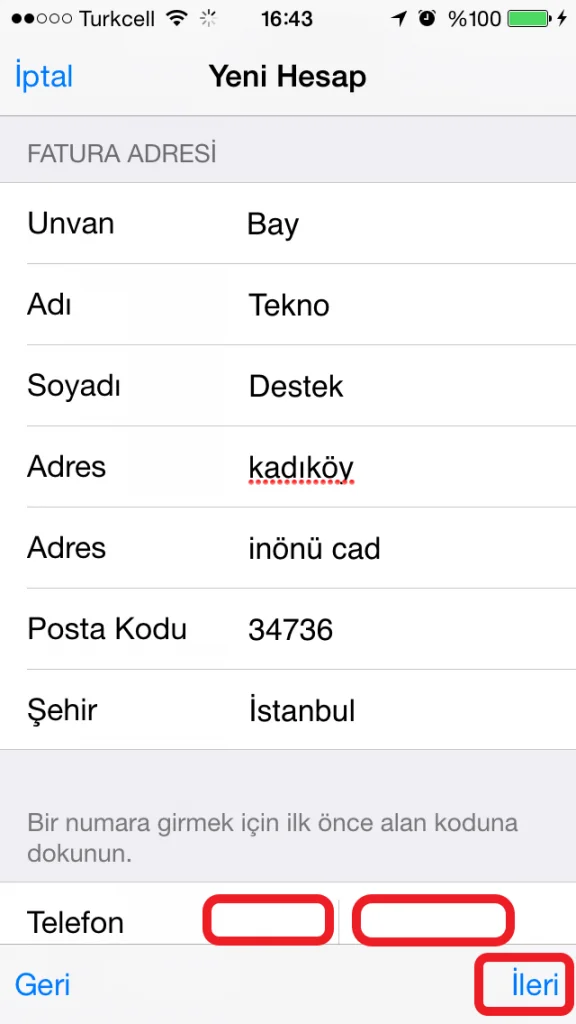 iPhone Üzerinden Apple ID Oluşturma iPhone Üzerinden Apple ID Oluşturma