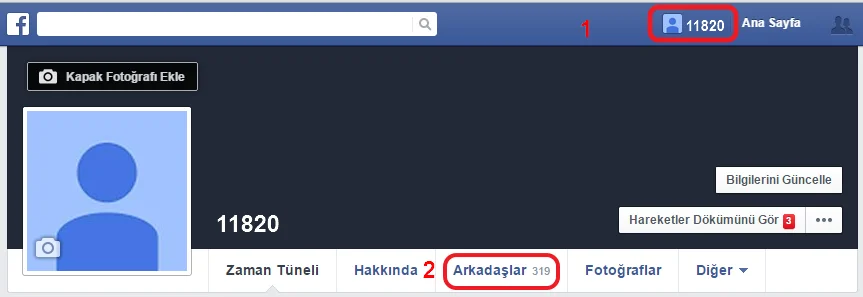Facebook Arkadaş Listesi Gizleme Facebook arkadaş