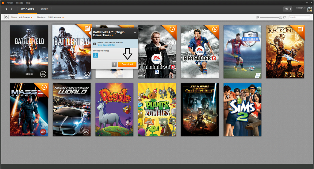 Origin Electronic Arts o5