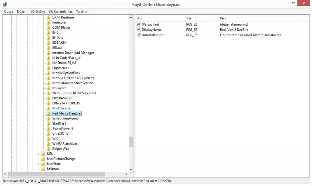 Bilgisayarda Kaldırılamayan Programlar screenshot.9
