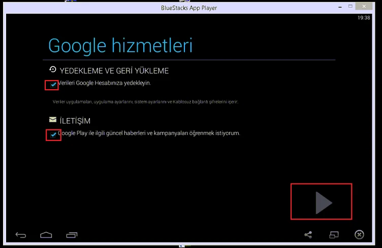 BlueStacks uygulaması