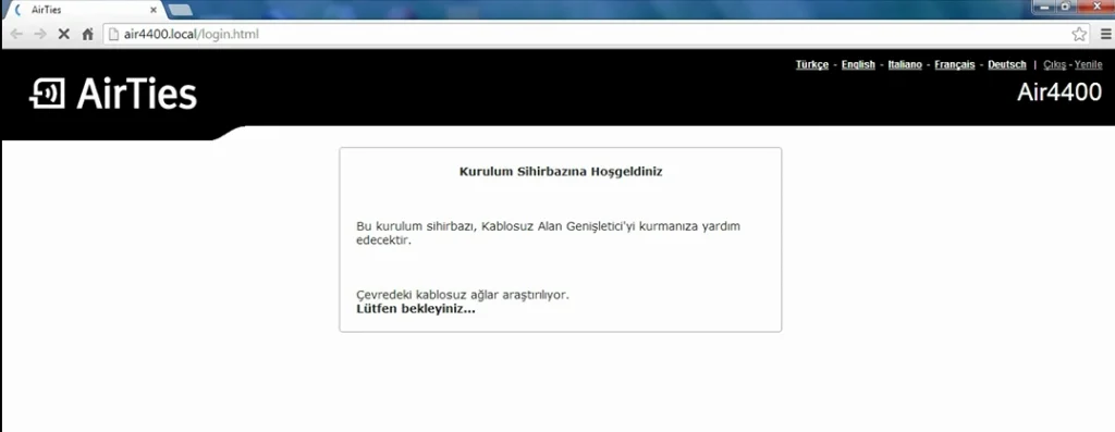 Airties - Air 4400 Alan Genişletici Kurulumu air8