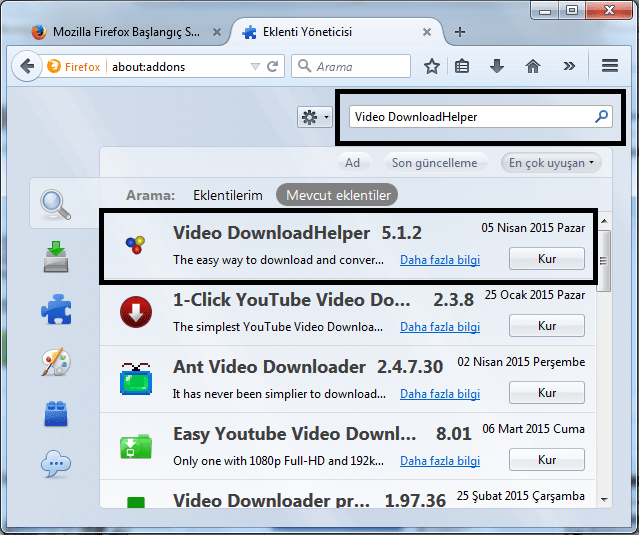 Firefox İle Video İndirme Nasıl Yapılır