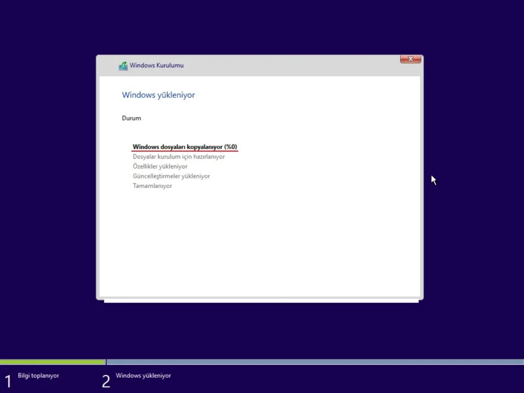 Windows 10 indirme kaç gb ve kurulum işlemleri screenshot.16