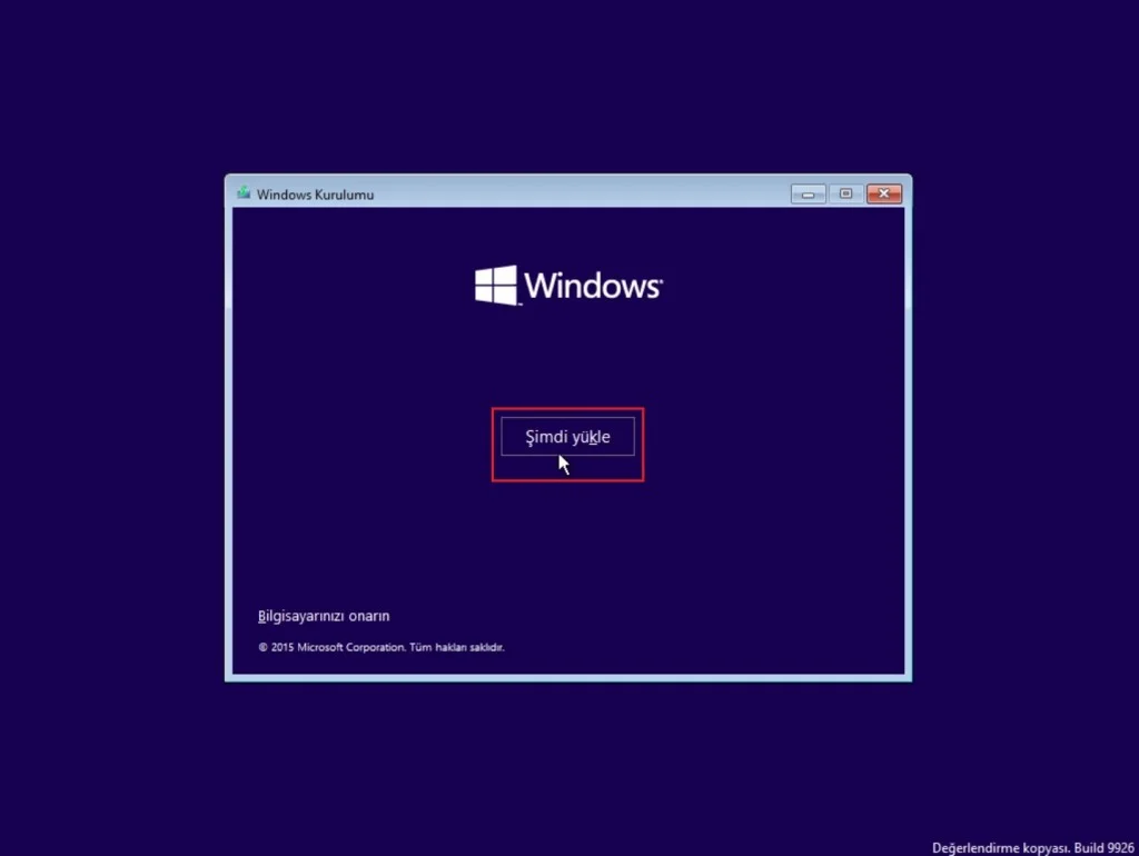 Windows 10 indirme kaç gb ve kurulum işlemleri screenshot.9
