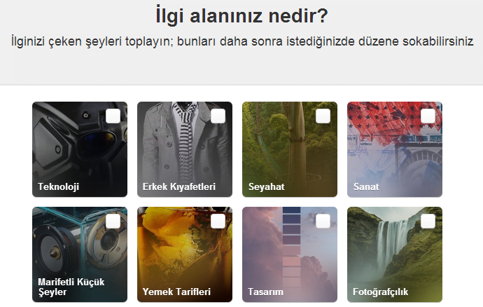 Pinterest Üyelik pinterest4