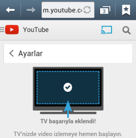 youtubepair 7 - Youtube Pair ile Telefonu Televizyona Eşleştirme