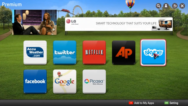 Smart tv Skype Kullanımı skype1