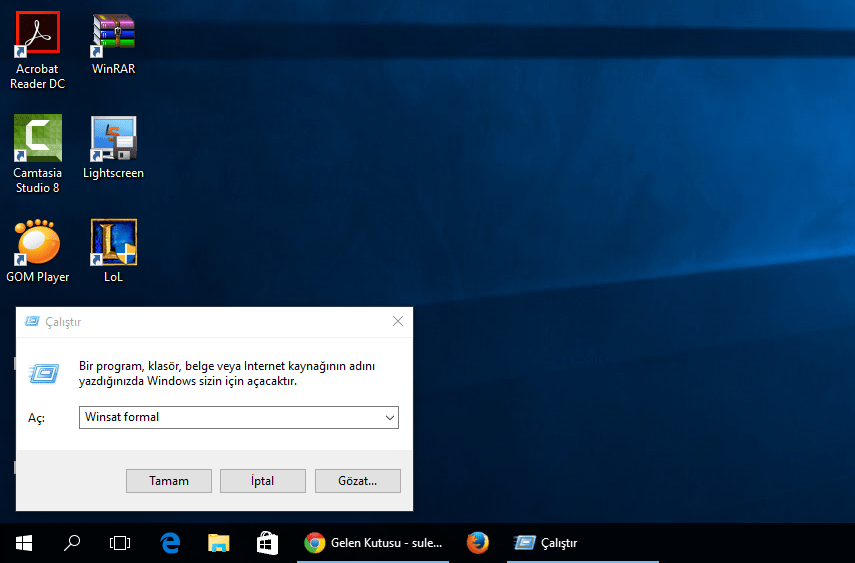 SistemDerecelendirmeWin10.1 - Windows 10 da Sistem Derecelendirmesini Görmek