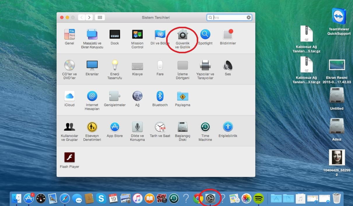 - OSX İşletim Sisteminde Farklı Üreticilerden Sağlanan Programların Yüklenmesine İzin Vermek