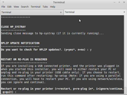 154 - Fedora Isletim Sisteminde HP Yazicilarin Driver/Surucu Kurulumu