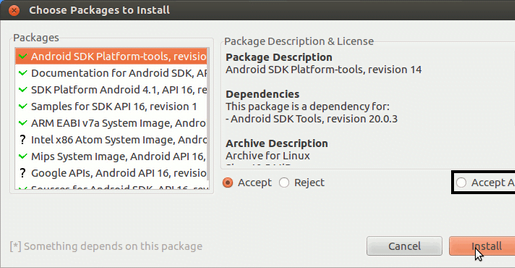 114 - Debian/GNU Jessie 8 Isletim Sisteminde Android SDK Kurulumu