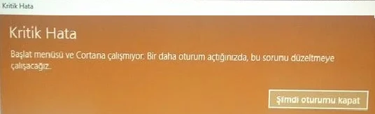En İyi Başlat Menüsü ve Cortana Çalışmıyor Cortana çalışmıyor