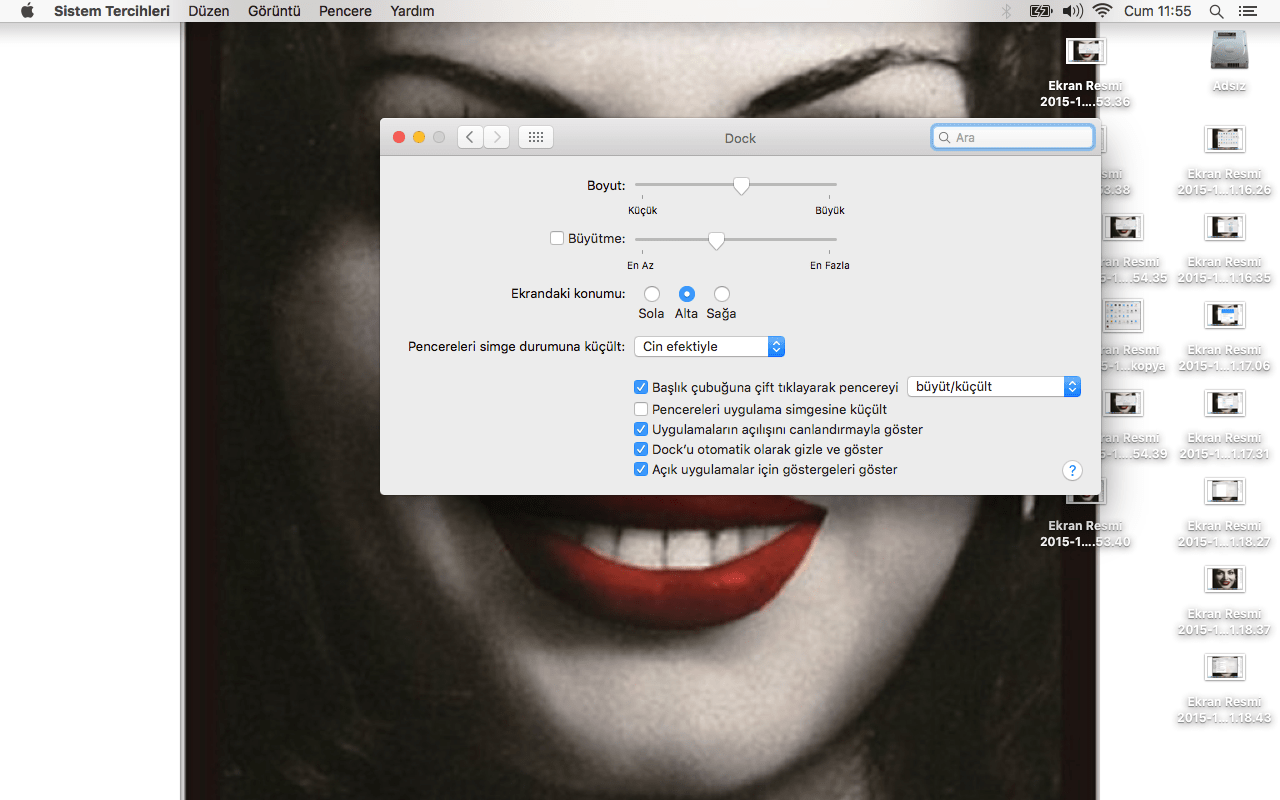macd4 - Macbook larda Dock Çubuğu Ayarları