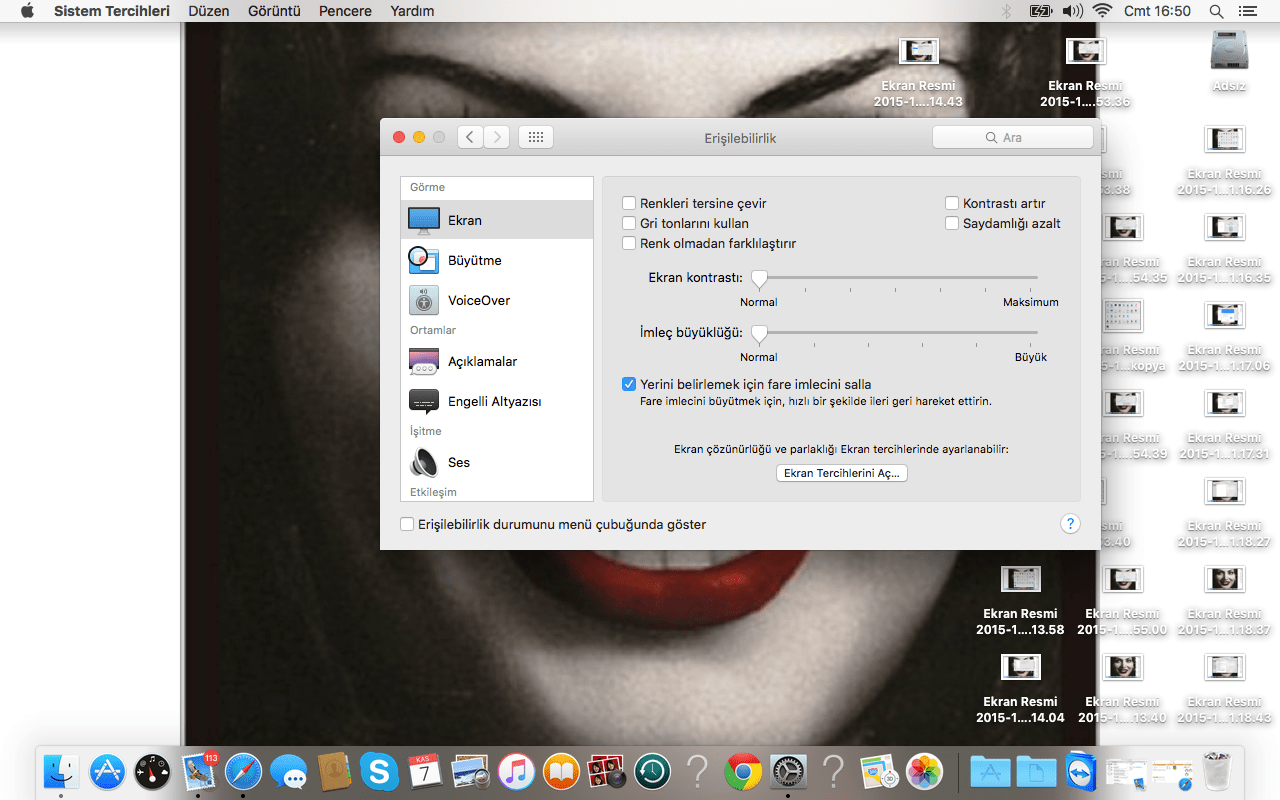 os4 - OSX İşletim Sisteminde Görüntü Ayarları