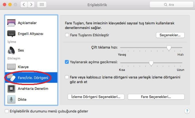 mac61 - Macbook'ta Klavye ve Mouse Ayarları