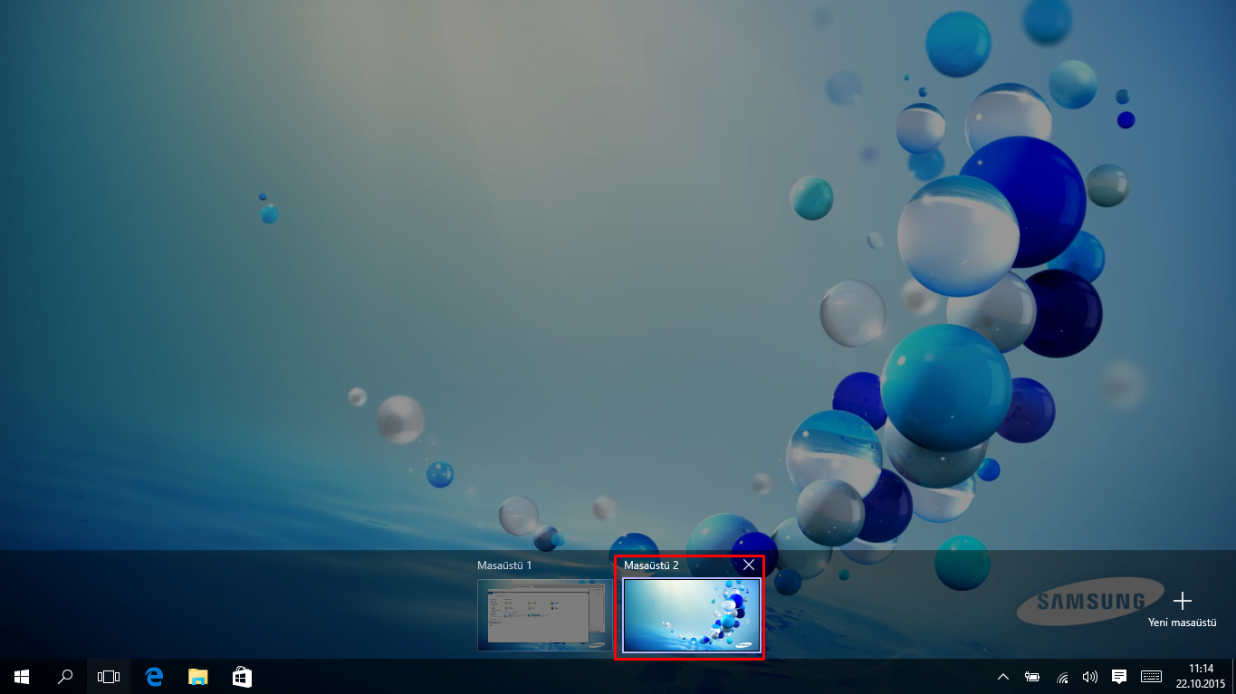 win11 - WINDOWS 10 DA YENİ MASAÜSTÜ OLUŞTURMA