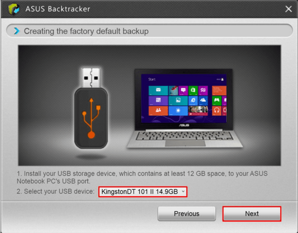 asus31 - Asus Bilgisayarlarda Recovery Alanını Kurtarma