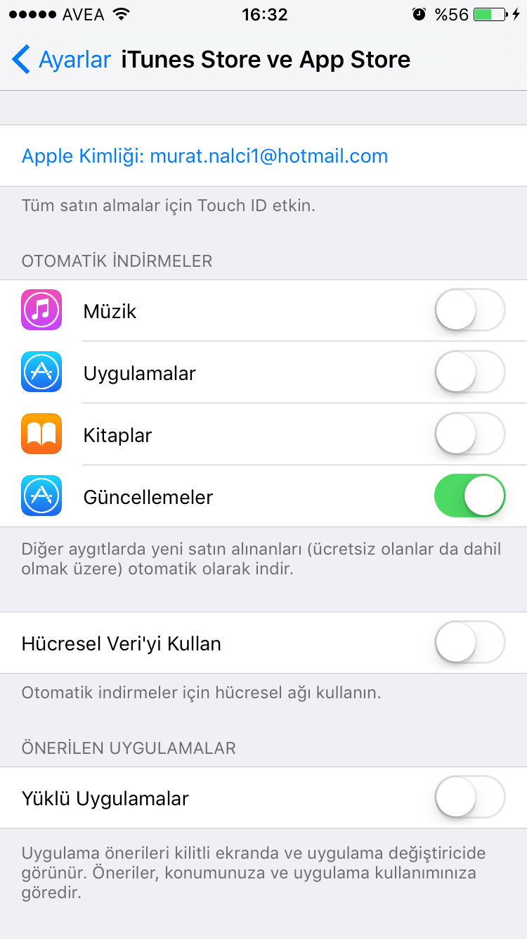 guncelleme2 - Iphone’da Hücresel Veri Üzerinden Yapılan Güncellemeleri Engelleme