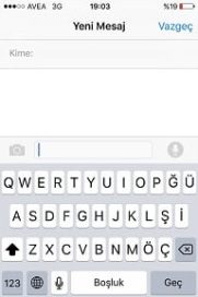 iphoneklavye1 - Iphone Yazı Dili Nasıl Değiştirilir?