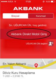 akbank1 - Akbank Mobil Uygulama İncelemesi