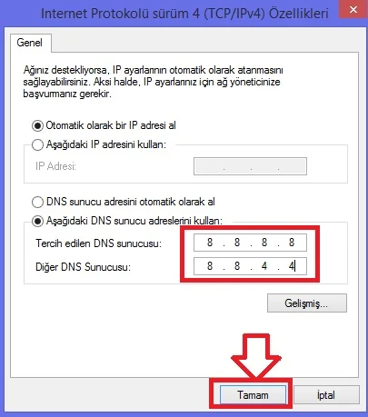 Aveajet Mobil Modem Manuel Dns Tanımlama Nasıl Yapılır? aveajetdns4