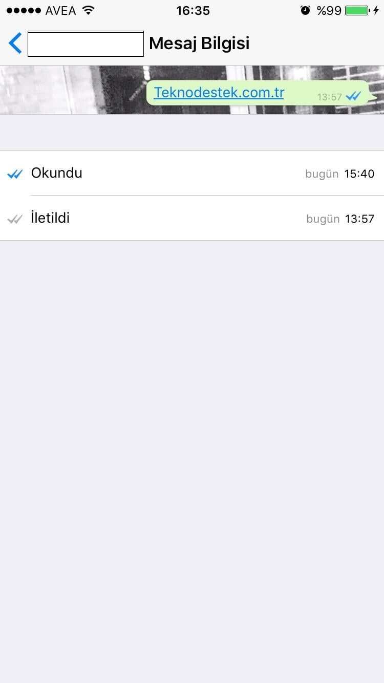 iws1 - iPhone’da Whatsapp uygulamasında gönderilen mesajın ne zaman okunduğu nasıl görülür?