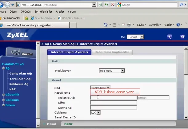ZYXEL P660 Modem Kurulumu ve Kablosuz Ayarları Screenshot_13