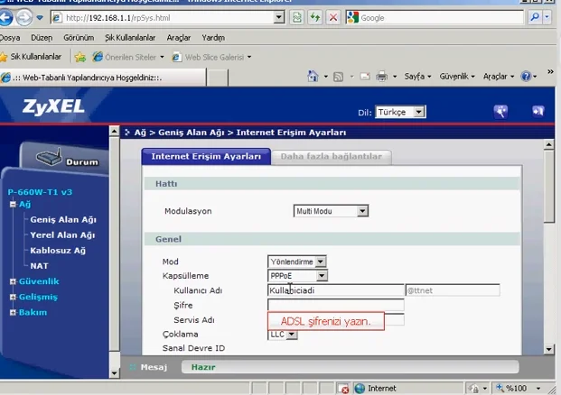 ZYXEL P660 Modem Kurulumu ve Kablosuz Ayarları Screenshot_14