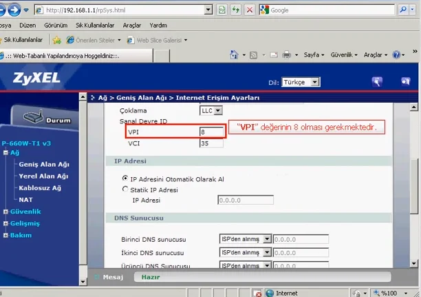 ZYXEL P660 Modem Kurulumu ve Kablosuz Ayarları Screenshot_15