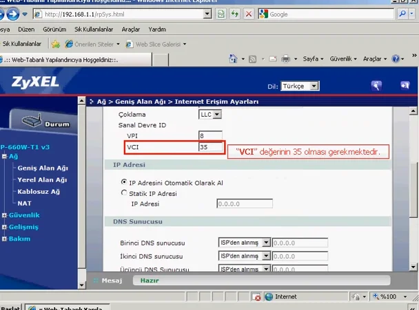 ZYXEL P660 Modem Kurulumu ve Kablosuz Ayarları Screenshot_16