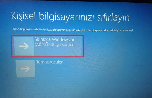 Sony Vaio Bilgisayarları Sıfırlamak vaio7