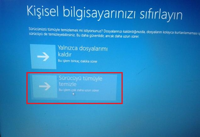 Sony Vaio Bilgisayarları Sıfırlamak vaio8