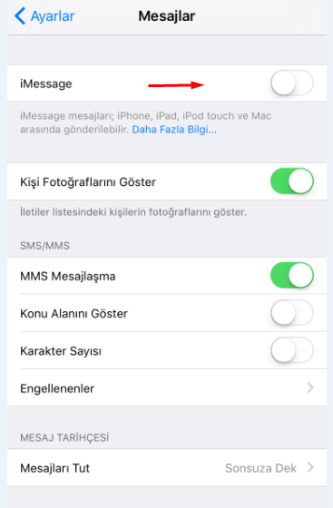 imessage2 - iMessage Kayıtları Nasıl Silinir?
