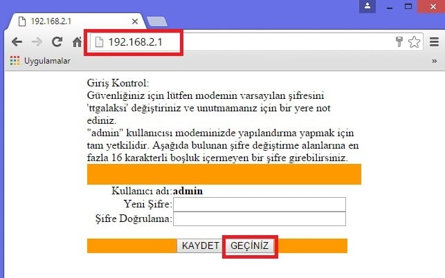 w300kur2 - Zte ZXV10 W300 Modem Kurulumu