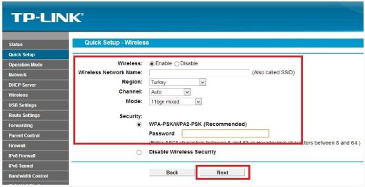 tp6 - Arayüzü İngilizce Olan TP Link Modem Kurulumu