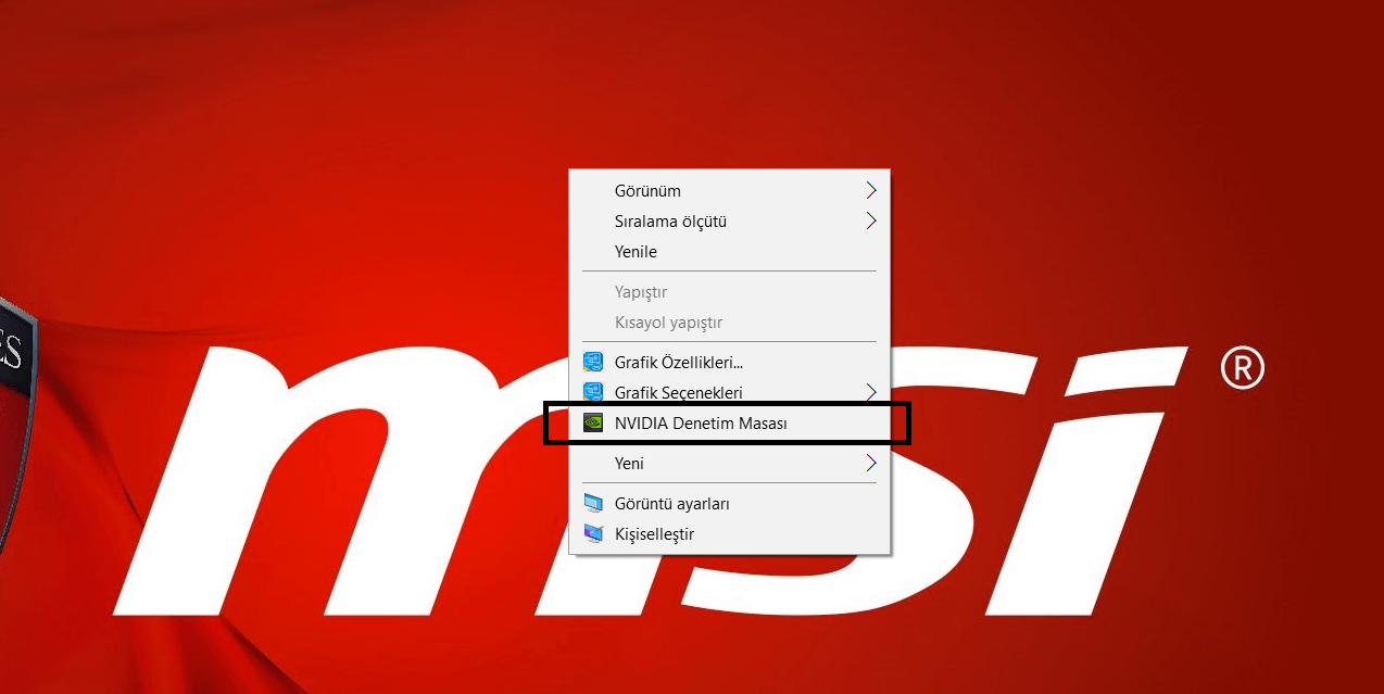msi1 - NVIDIA Ekran Kartı Bulunan Notebook tan TV ye HDMI Bağlantısı ile Ses Aktarım Ayarı Nasıl Yapılır