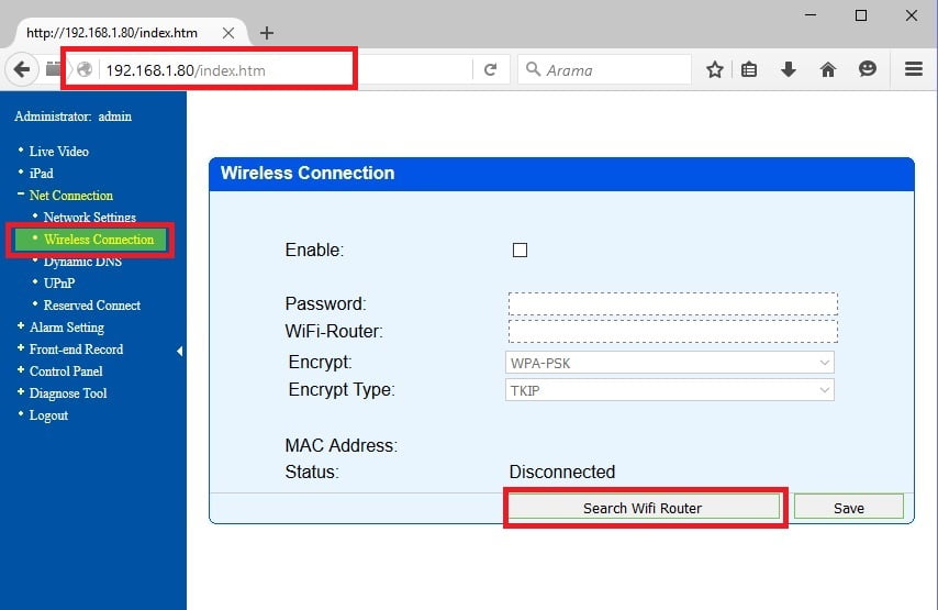 - Opax Ca-1099 IP Kamera Kurulumu