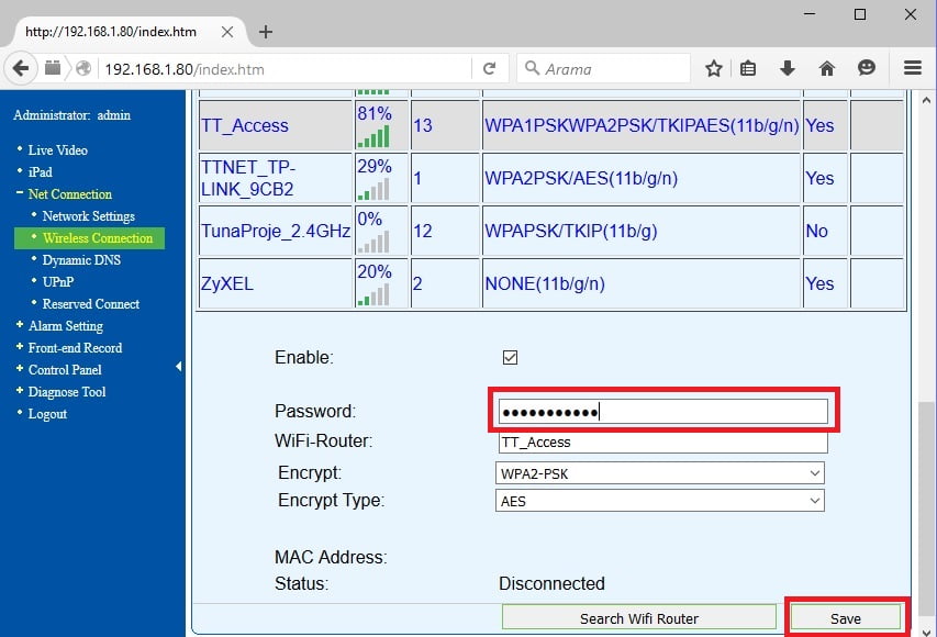 Opax Ca-1099 IP Kamera Kurulumu opaxx5