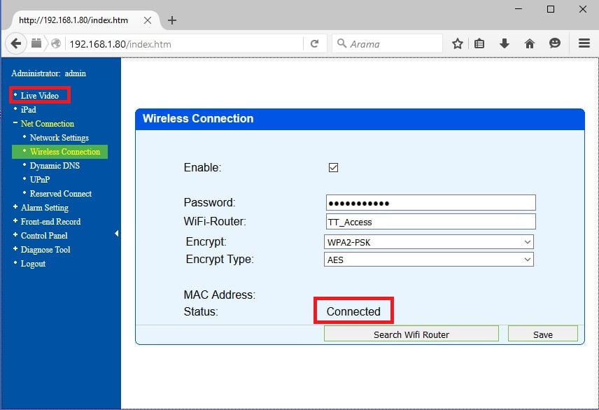 Opax Ca-1099 IP Kamera Kurulumu opaxx6