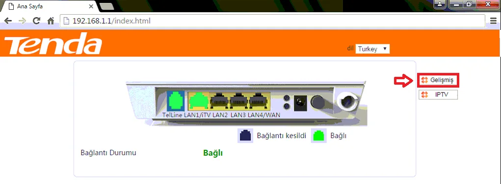 TENDA D151 Modem Kurulumu tenda4
