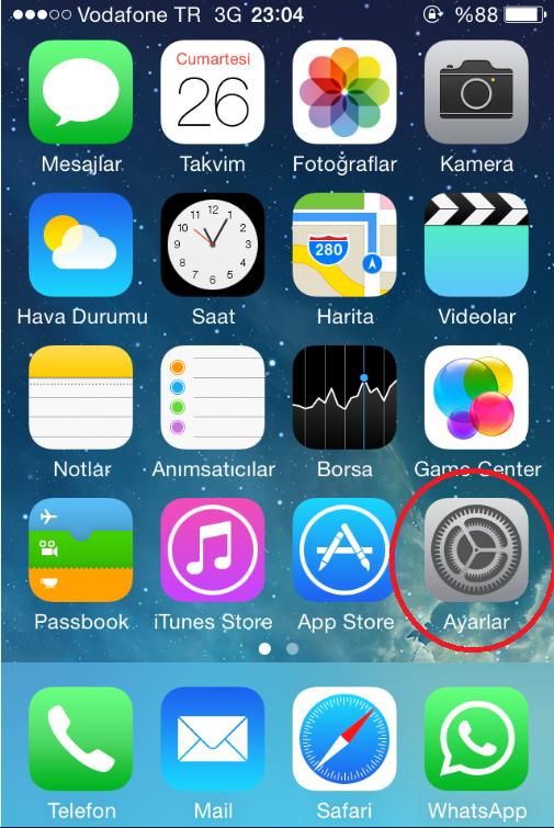 iPhone da Gelen Aramayı Mesaj ile Yanıtlama iphone-sms1