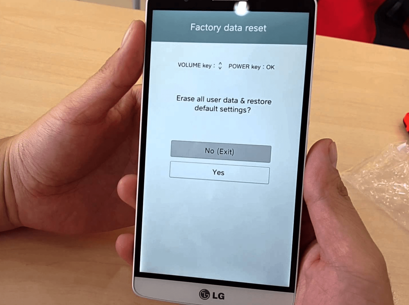 LG G4 Fabrika AyarlarIna DOndUrme ON - LG G4 Fabrika Ayarlarına Döndürme (Sıfırlama)