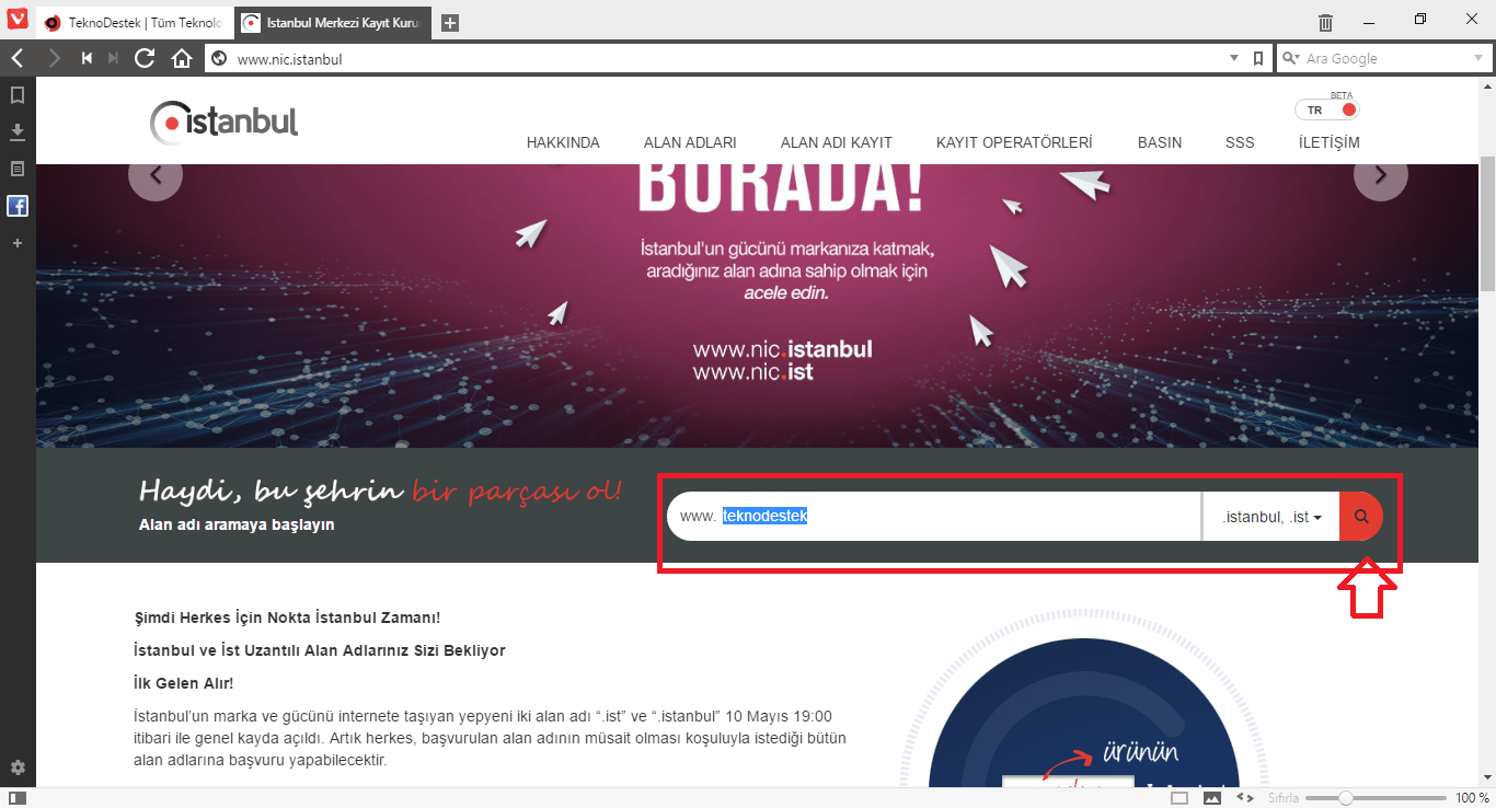 ist 1 - İstanbul İçin “.istanbul” ve “.ist” Alan Adları