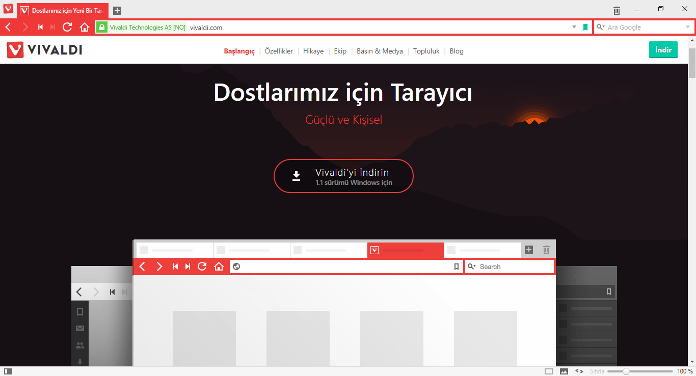 vivaldion - Yeni Vivaldi İnternet Tarayıcısı İnceleme
