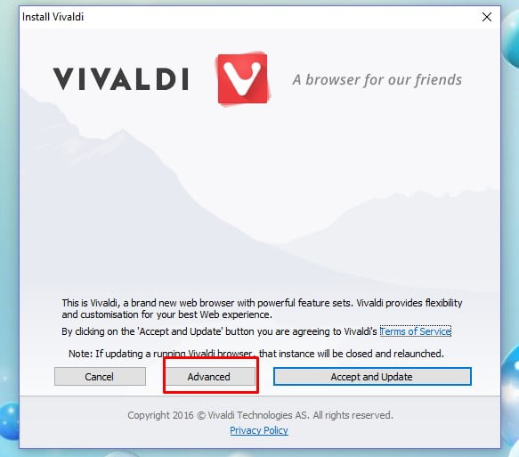 viv1 - Vivaldi Portable Kurulum Nasıl Yapılır?