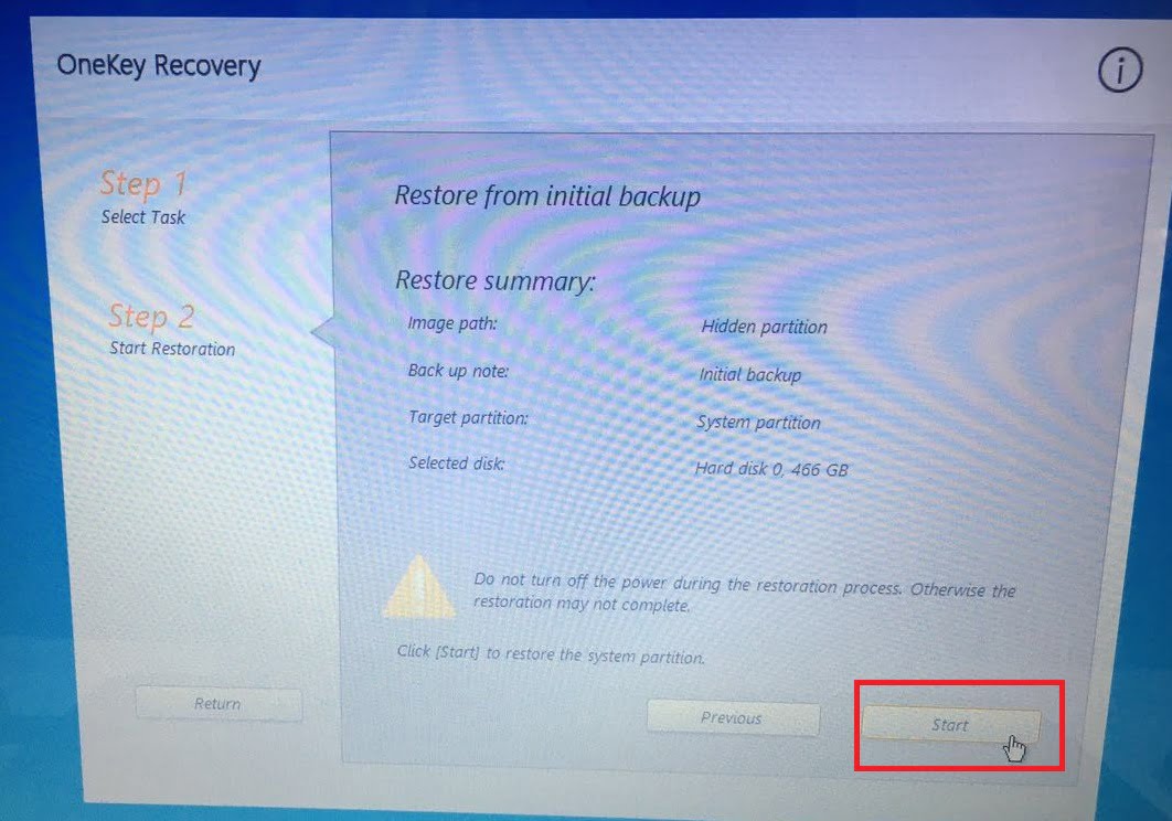 Lenovo Notebook Windows 10 Recovery Nasıl Yapılır? onekey4
